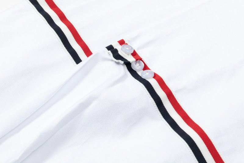 Unisex all-over embroidered shirt(副本) THOM TREND