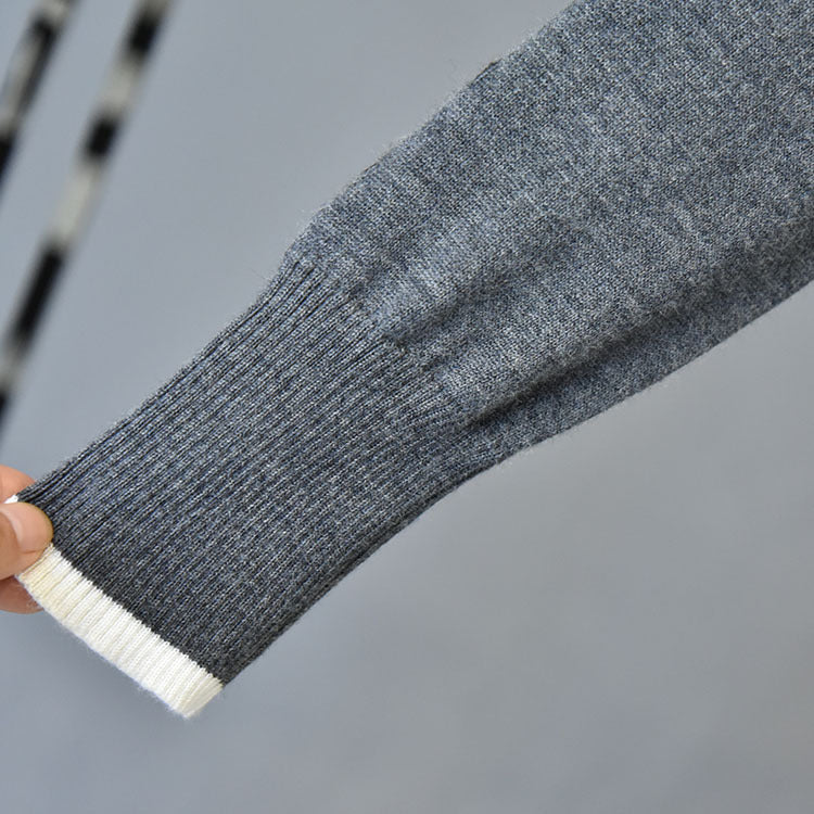 2025SS Bee and bird embroidered cardigan THOM TREND