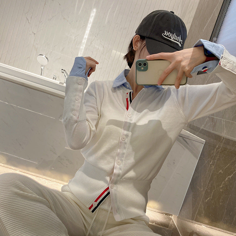 Women's polo neck short sleeve(副本) THOM TREND