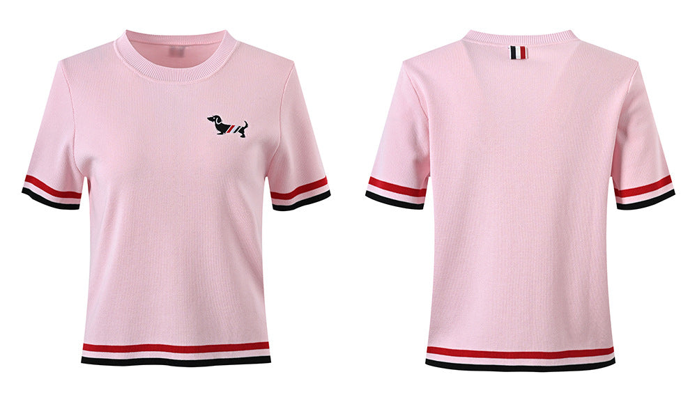 Women's Tie Knot T-shirt(复制) THOM TREND