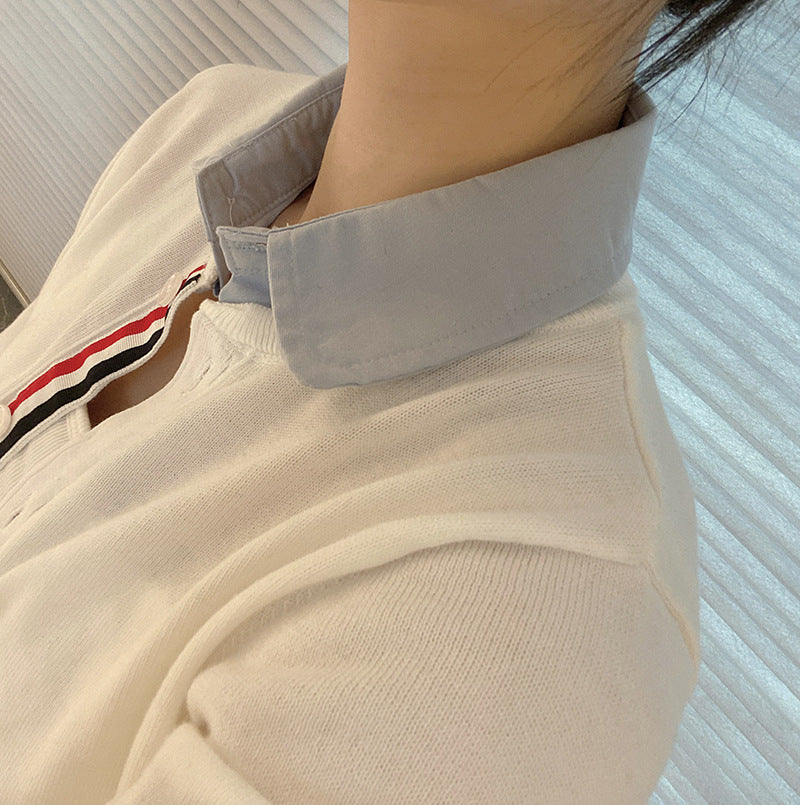 Women's polo neck short sleeve(副本) THOM TREND
