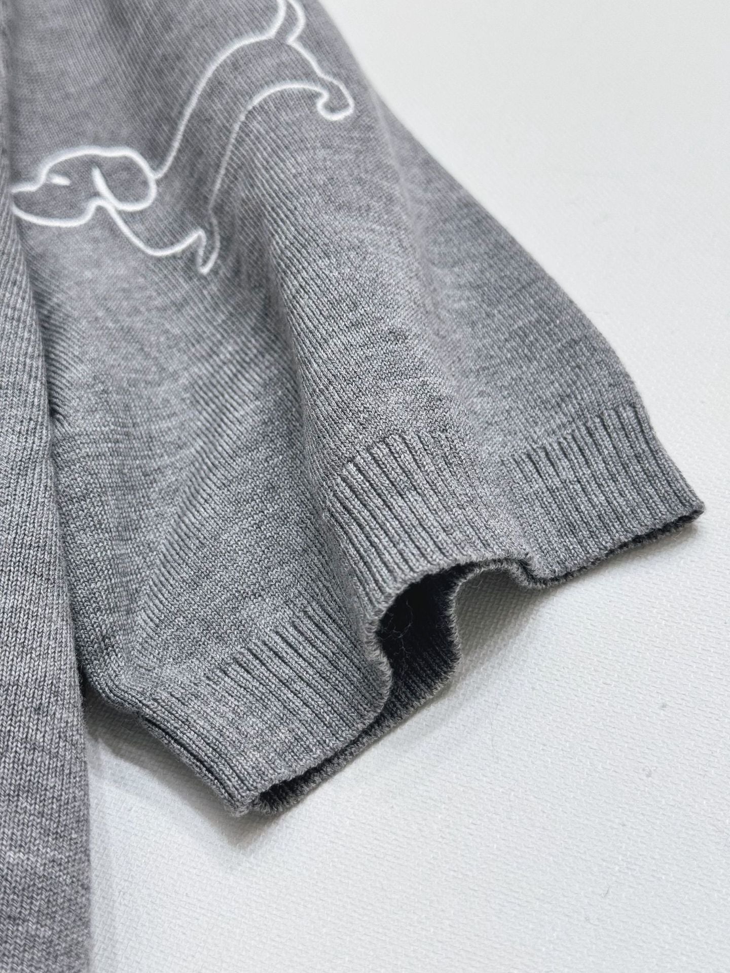 Women's Puppy Rose Embroidery Short Sleeve(副本) THOM TREND
