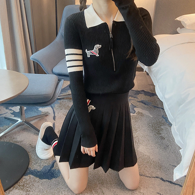 Knitted Polo Shirt
