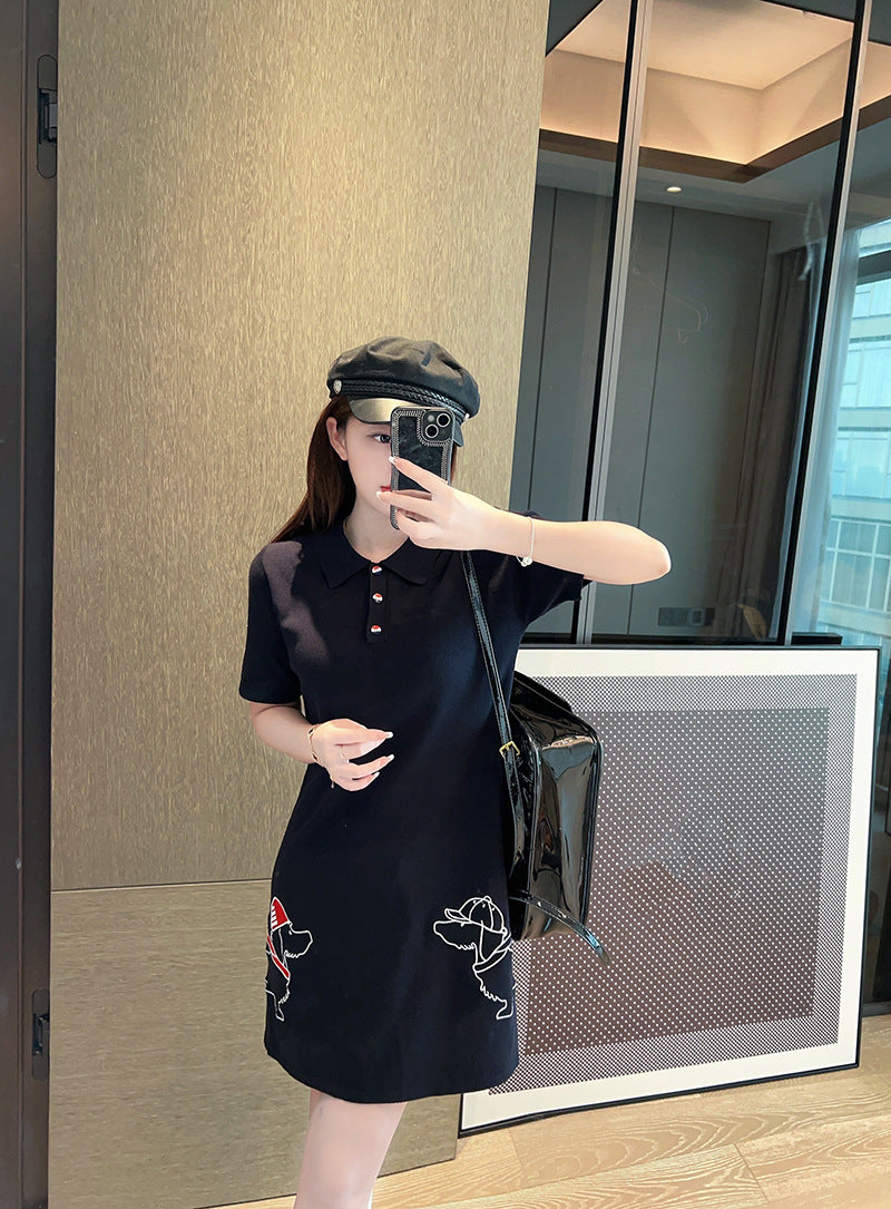 Knitted vest dress