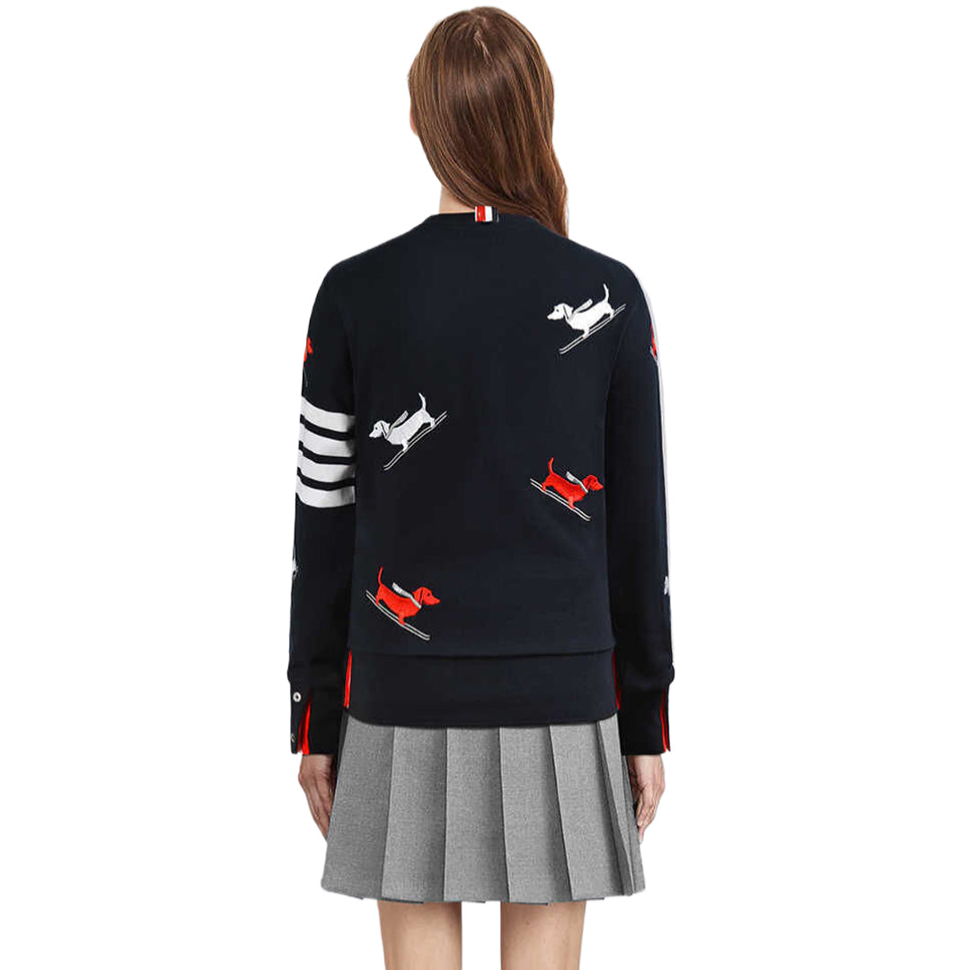 Puppy embroidery Hoodie THOM TREND