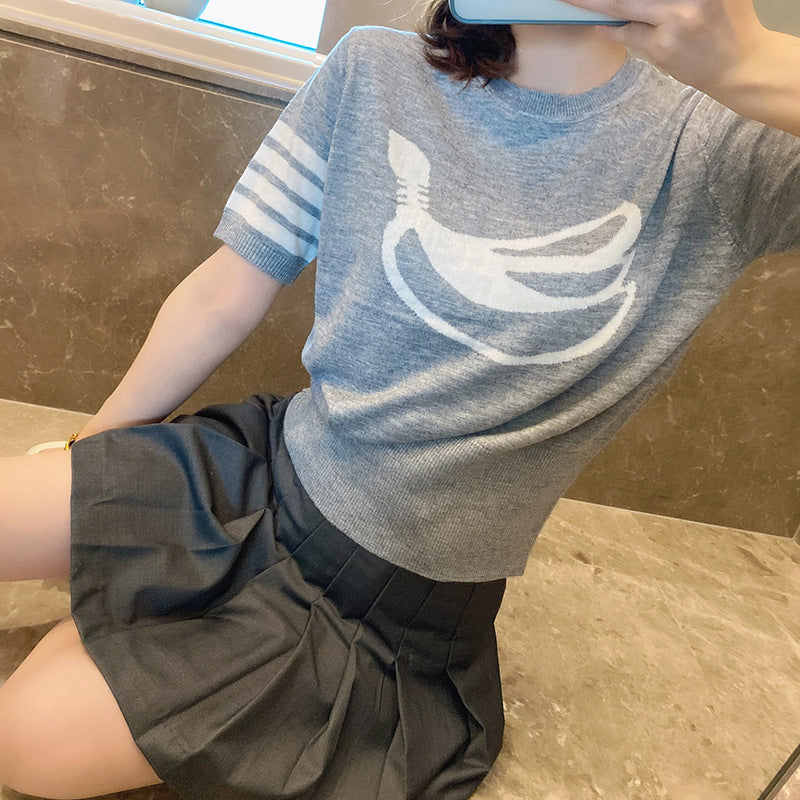 Contrast hem wool short skirt(复制) THOM TREND