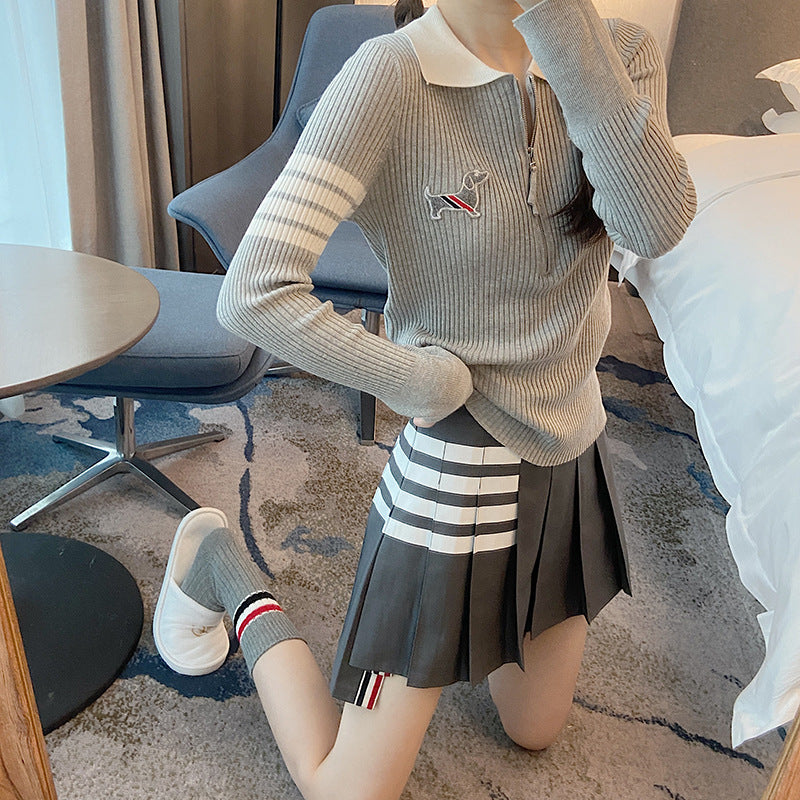 Knitted Polo Shirt