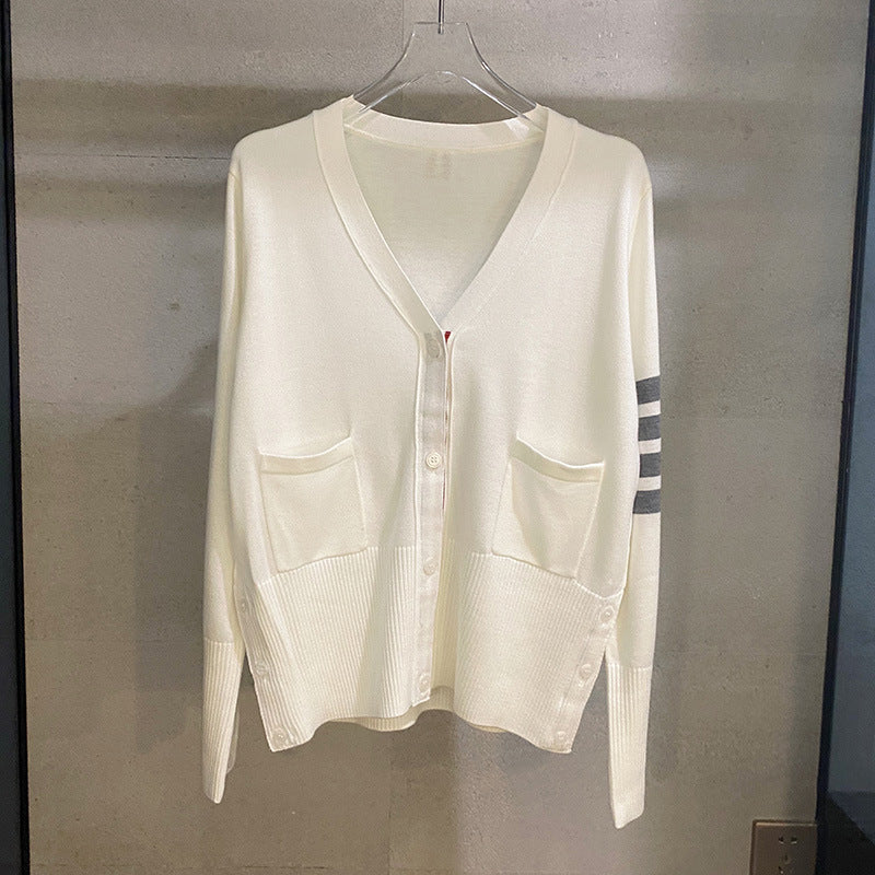 women's solid color sweater(复制) THOM TREND