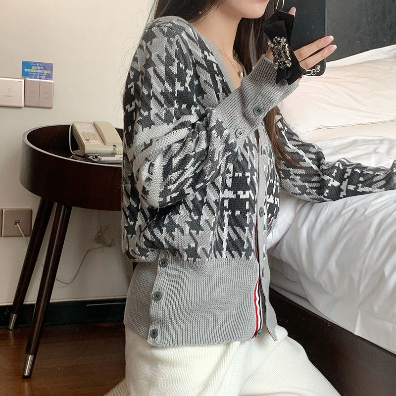 Women's wool crew neck sweater(复制) THOM TREND