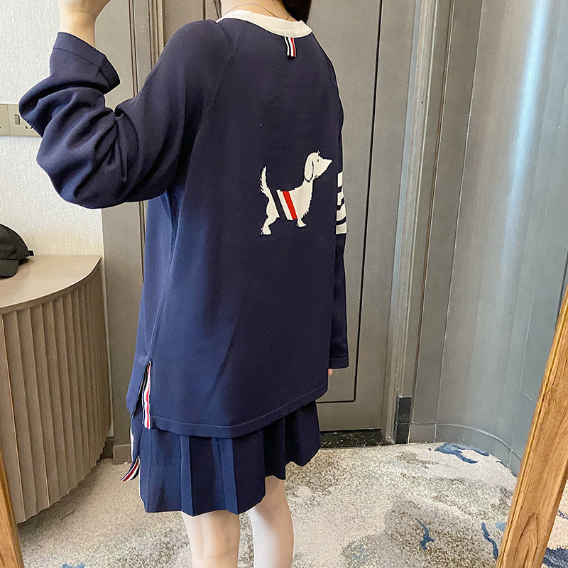 Knitted star and puppy dress(复制) THOM TREND