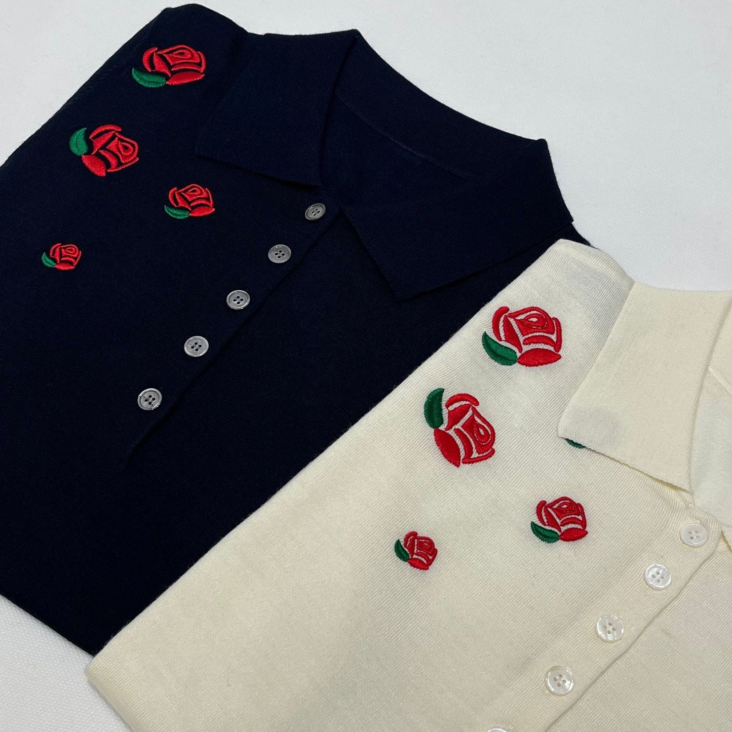 Women's polo neck long sleeve sweater(副本) THOM TREND