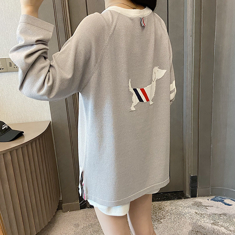 Knitted star and puppy dress(复制) THOM TREND
