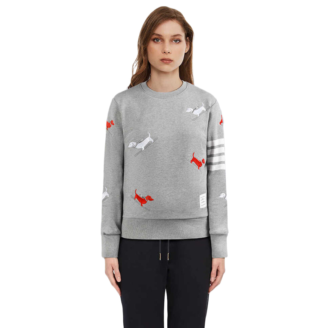 Puppy embroidery Hoodie THOM TREND