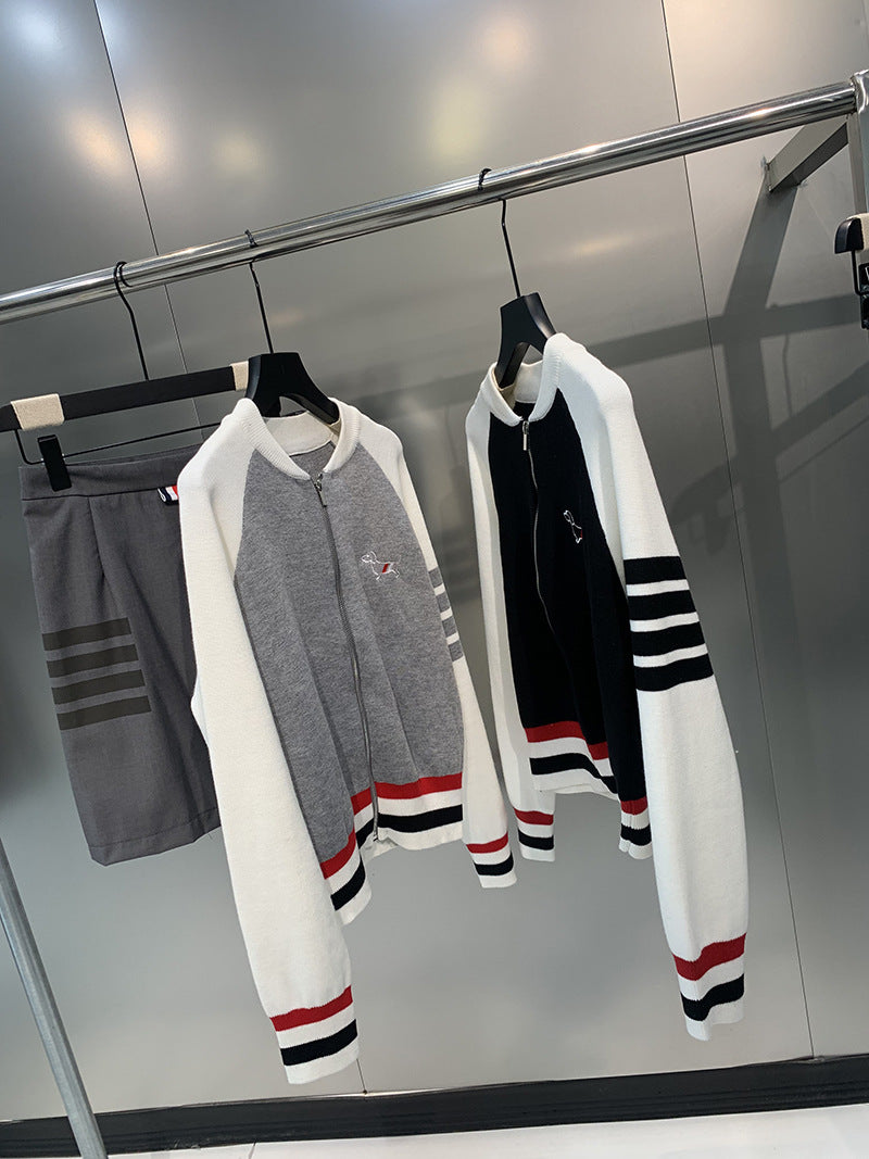 Sweatshirt baseball jacket
