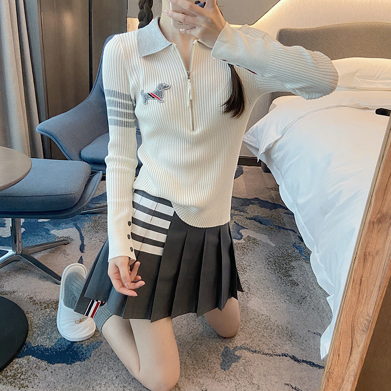 Knitted Polo Shirt