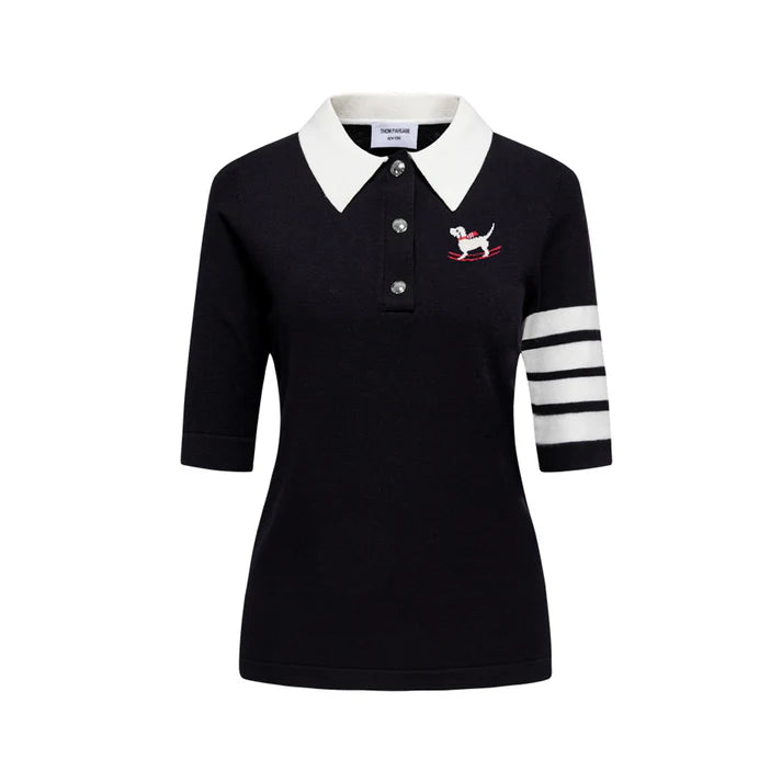 Women's short-sleeved POLOT shirt THOM TREND