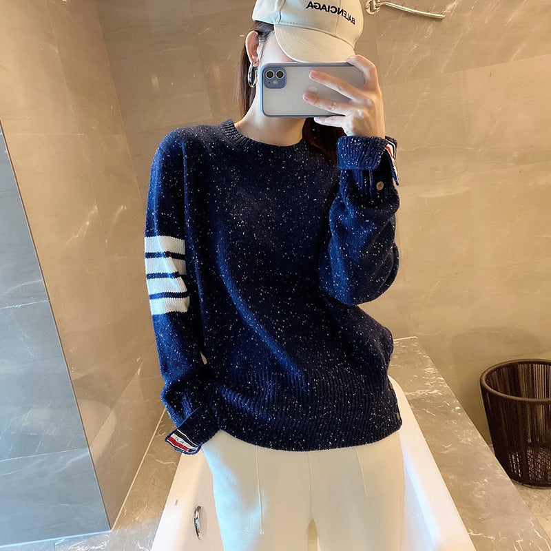 women's four stripe T-shirt sweater(复制) THOM TREND