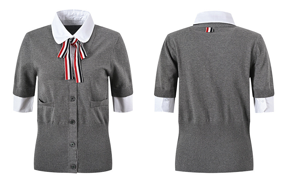 Women's Knitted Wool POLO Shirt(复制) THOM TREND