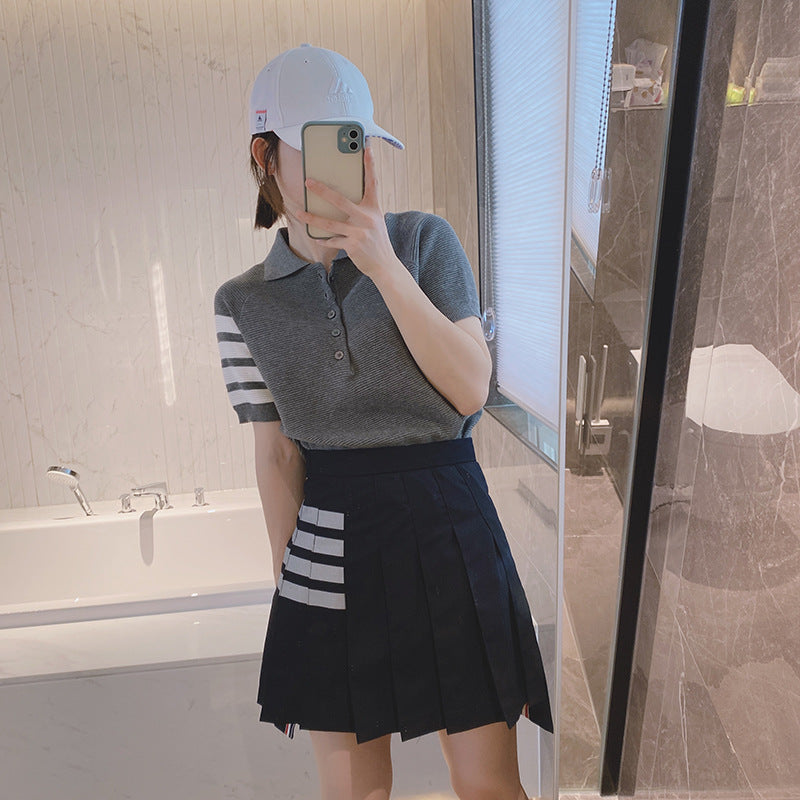 2025SS 4 Bars short skirt(复制) THOM TREND