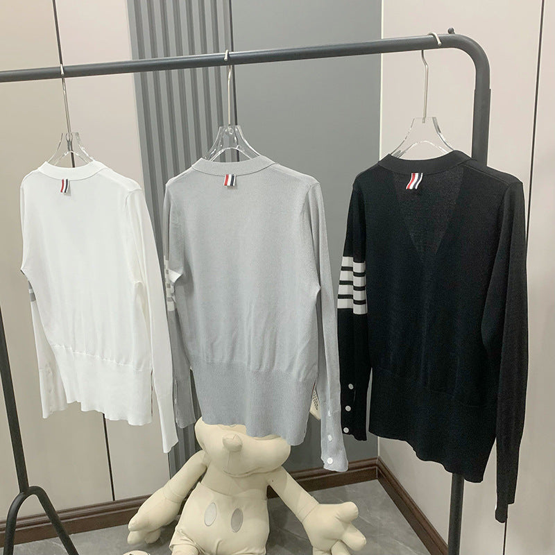 Women's back puppy polo short sleeve(复制) THOM TREND