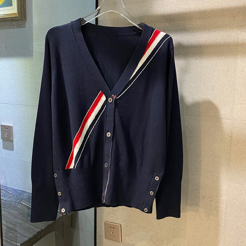 Houndstooth knitted cardigan(复制) THOM TREND
