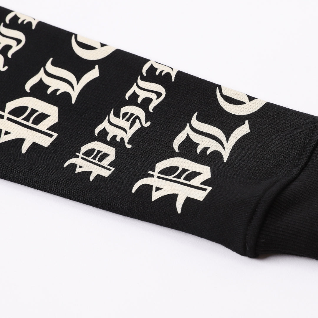 New-2025SS Unisex Black Hoodie SOLODSQ2