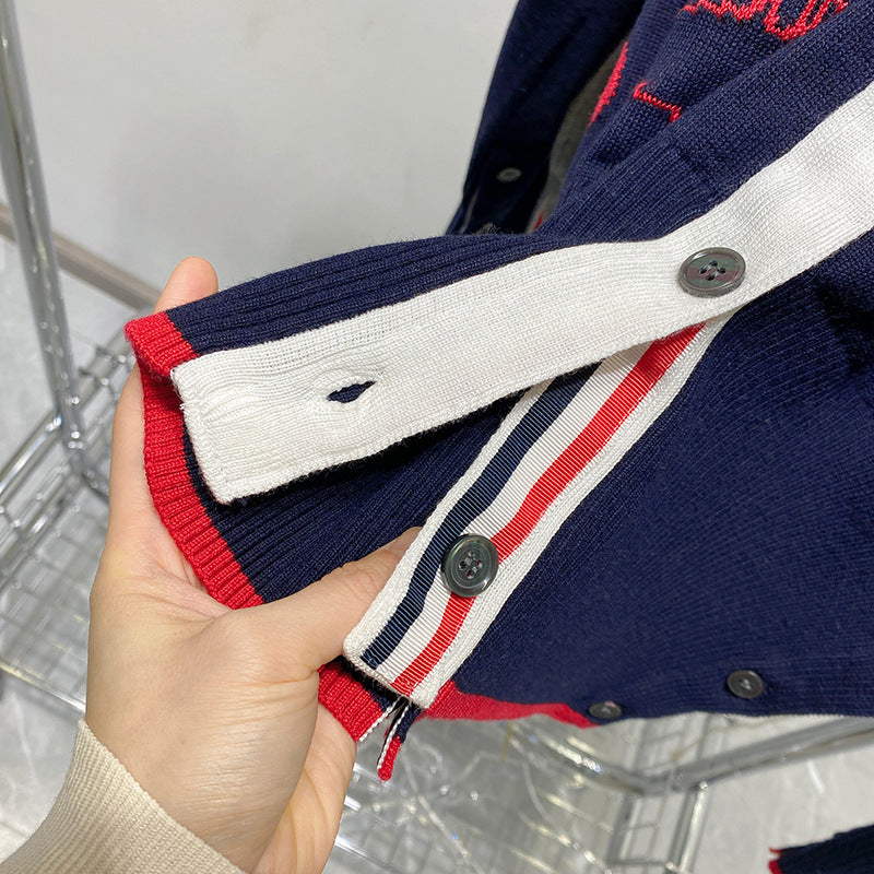 2025SS Puppy jacquard cardigan THOM TREND