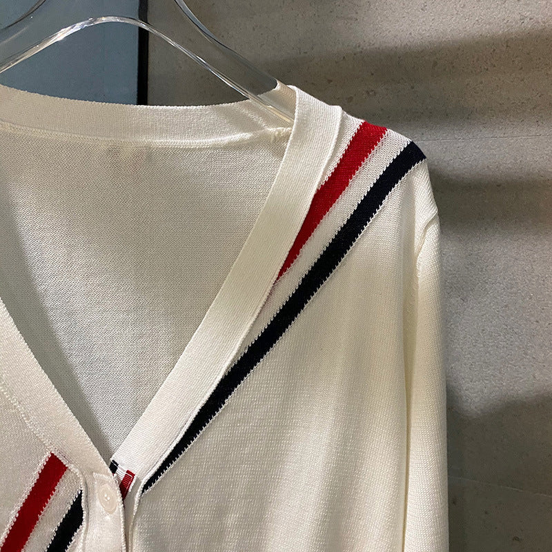 Houndstooth knitted cardigan(复制) THOM TREND