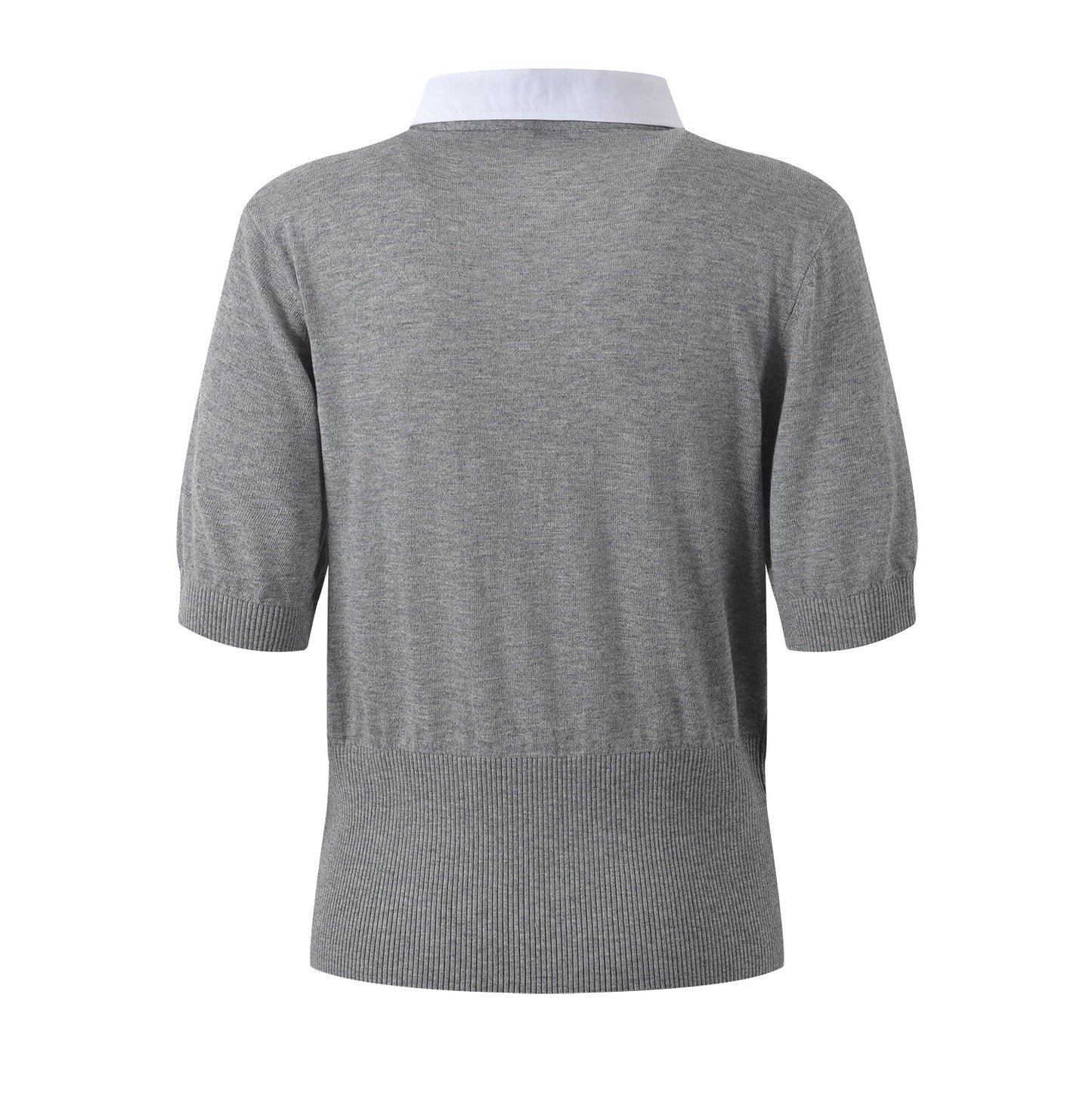 Women's Knitted Wool POLO Shirt THOM TREND