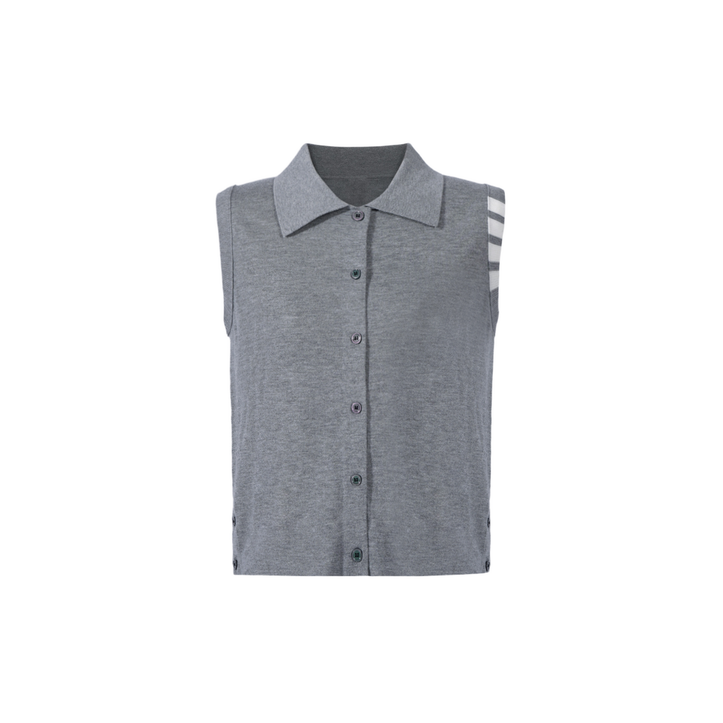 Women's tricolor knitted short sleeves(副本) THOM TREND