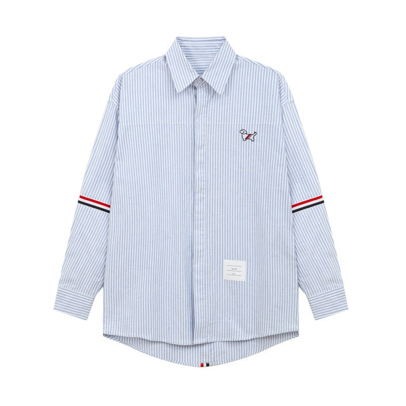 Unisex all-over embroidered shirt(副本) THOM TREND