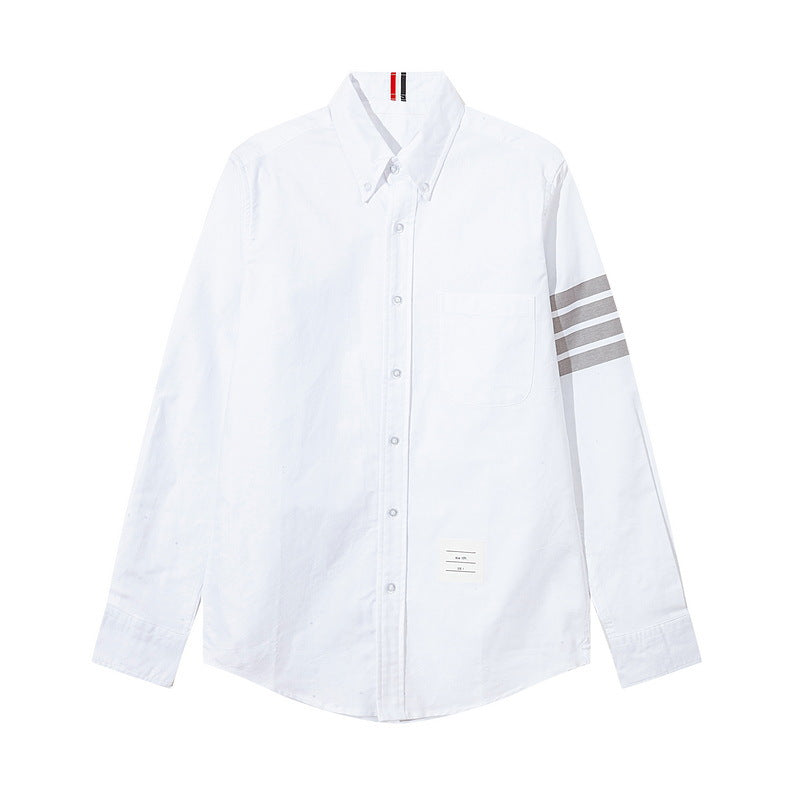 Placket ribbon shirt(副本) THOM TREND