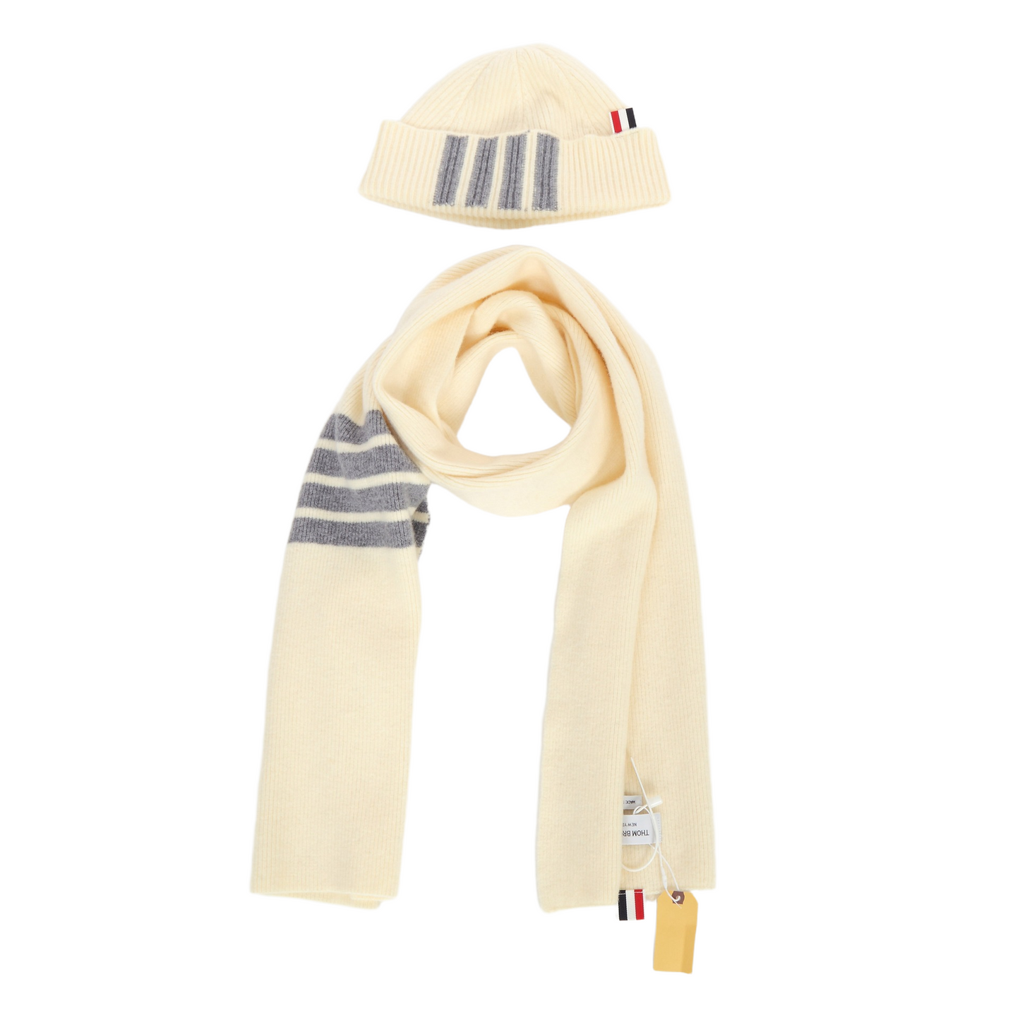 Four stripes scarf hat autumn and winter THOM TREND