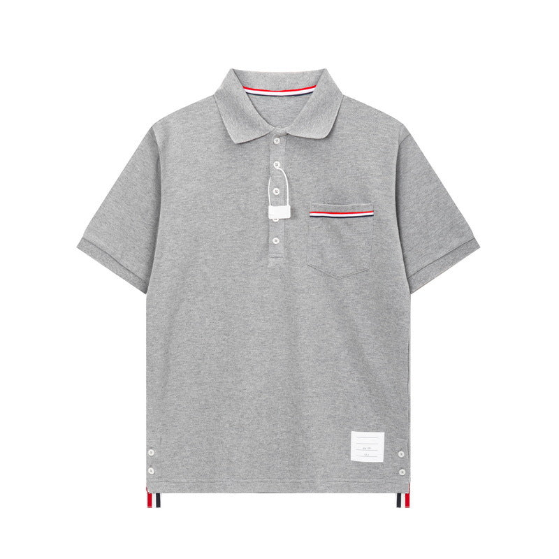 Unisex Water Ripple Crew Neck T-Shirt(副本) THOM TREND