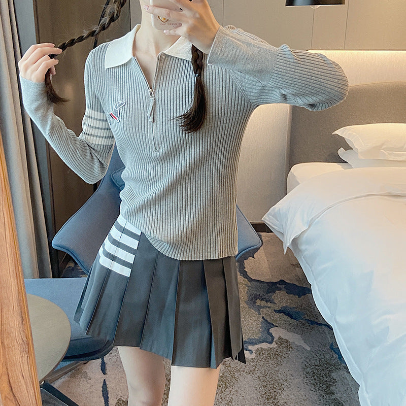 Knitted Polo Shirt