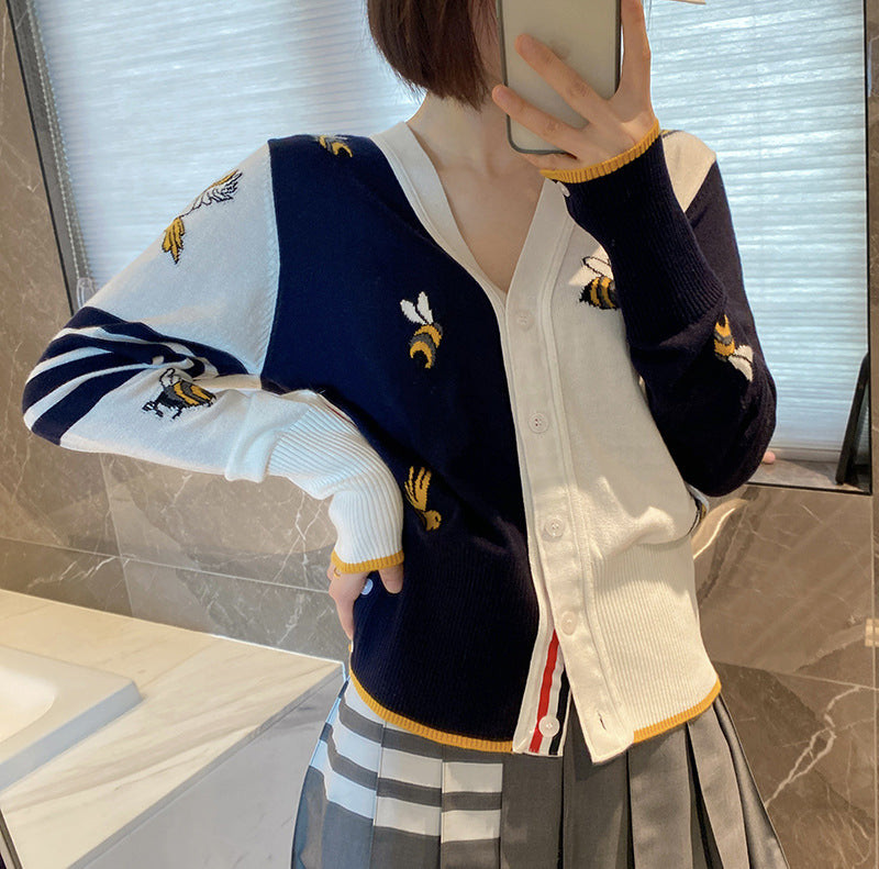 Women's new striped short sleeve(副本) THOM TREND