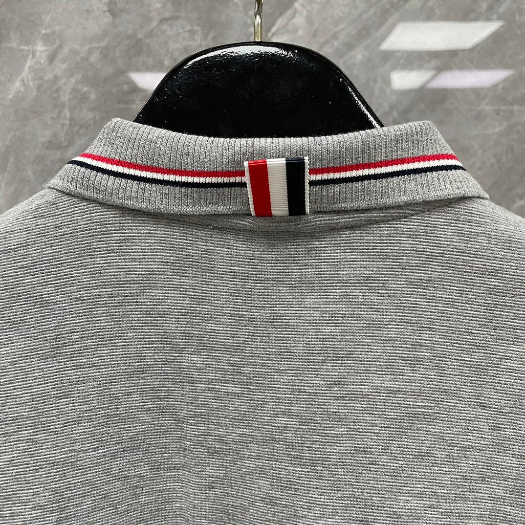Men's lapel short sleeve THOM TREND