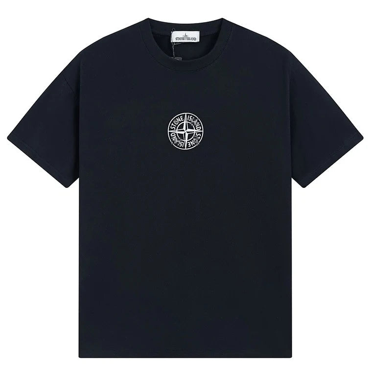 Stone Island Star Wordmark Back Print Cotton T-Shirt - White product detail view