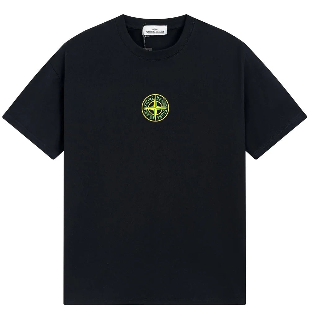 Stone Island Star Wordmark Back Graphic Cotton T-Shirt - White product detail view