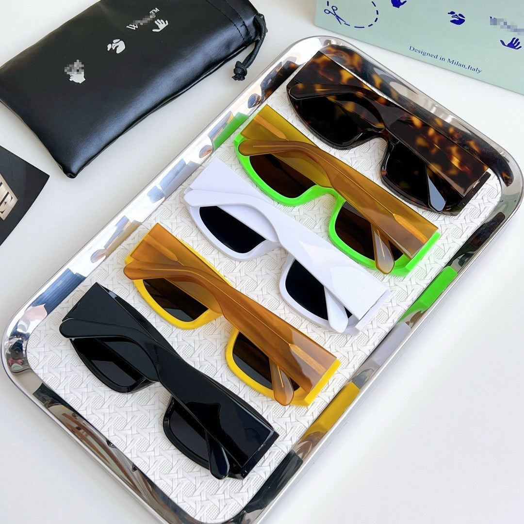 OFF-Whlte Arrow logo sunglasses#056 4-Bar