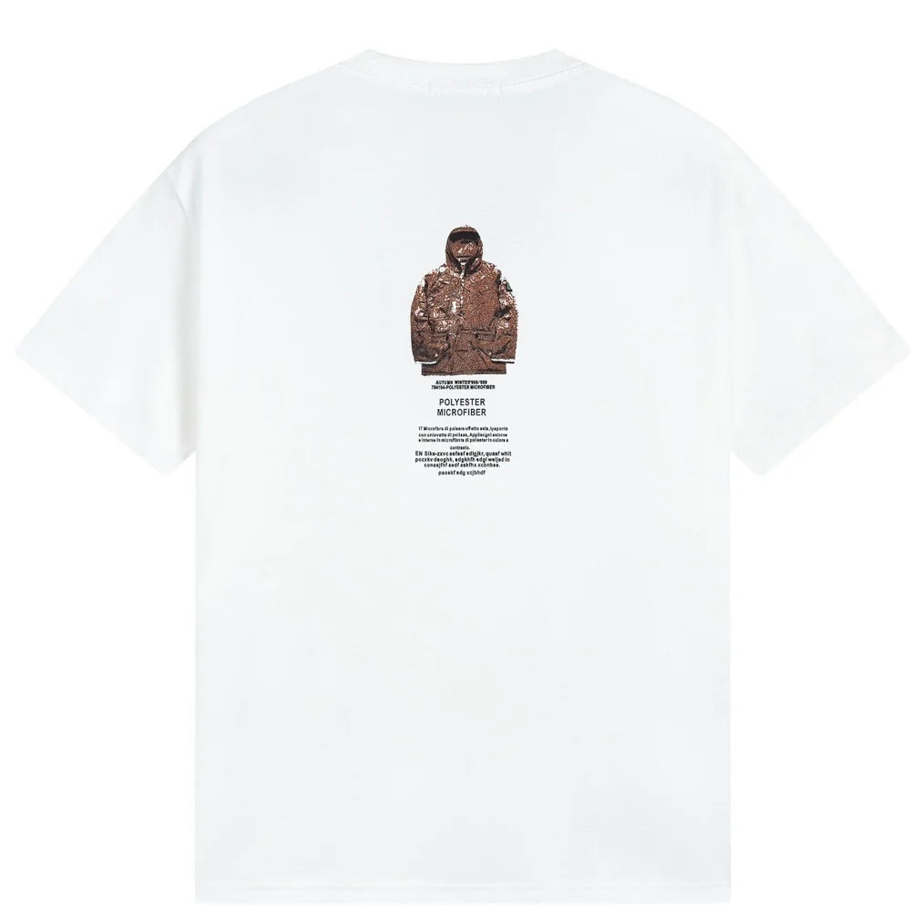 Stone Island Archive Jacket Back Graphic Cotton T-Shirt - White product detail view