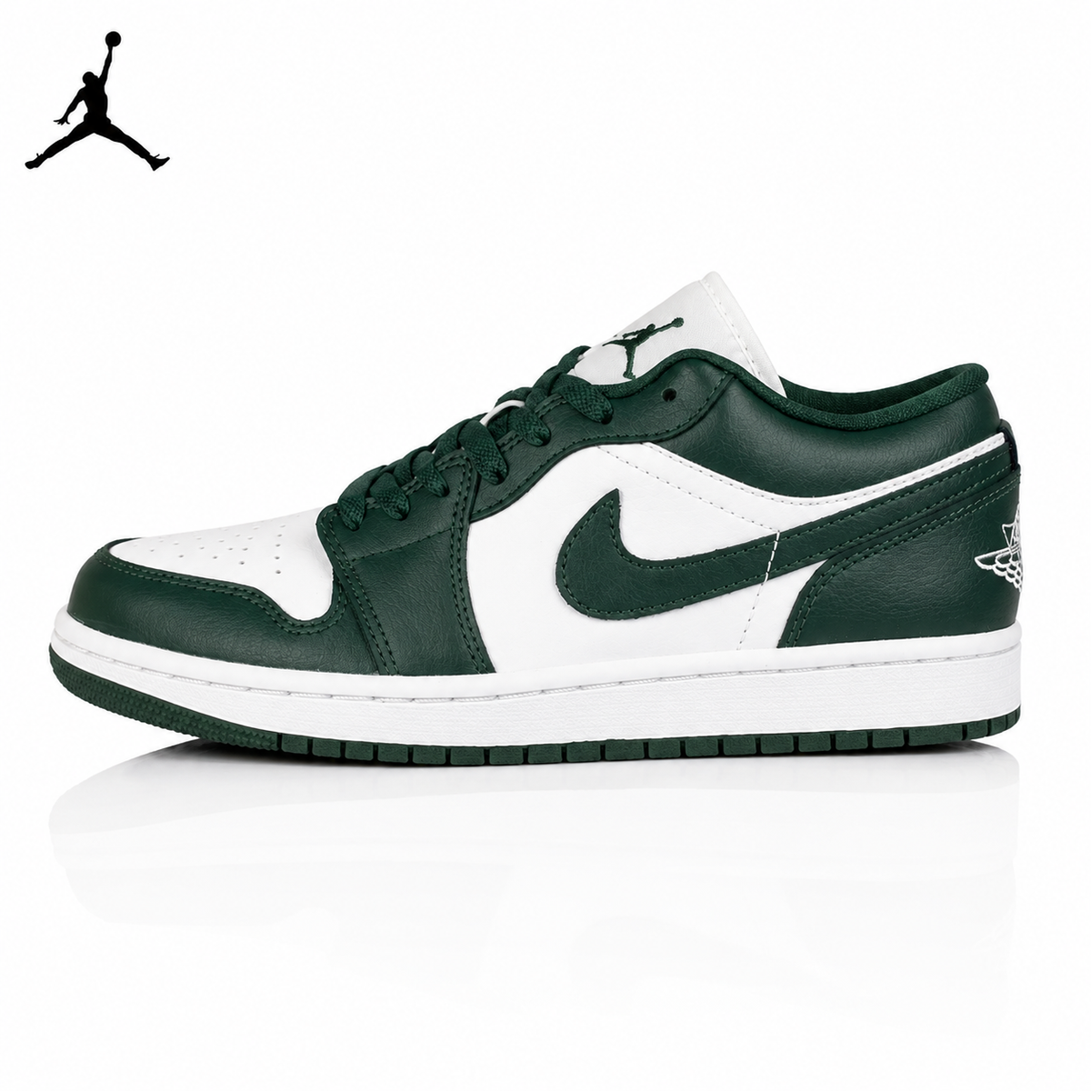 Air Jordan 1 Low Olive Green and White Unisex Sneakers DC0774-113 main product view