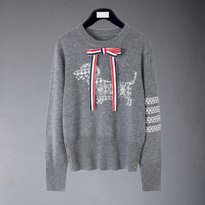 Snowflake Dog Knitted Sweater - Image 2