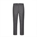 Thom Browne Style Men's Tailored Trousers with Signature Four-Bar Detail - Image 2