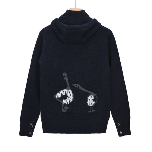 2025SS duck jacquard sweater jacket THOM TREND