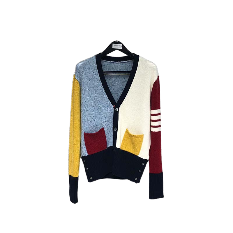 2025SS Unisex color-blocked sweater（副本） THOM TREND
