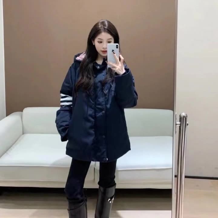 Unisex hooded down jacket THOM TREND