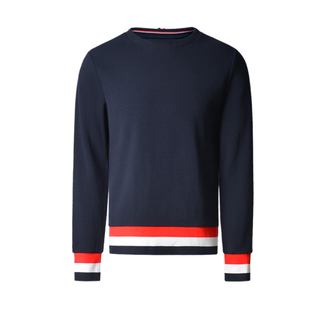Unisex pullover sweatshirt by Thom Browne, garment detail view