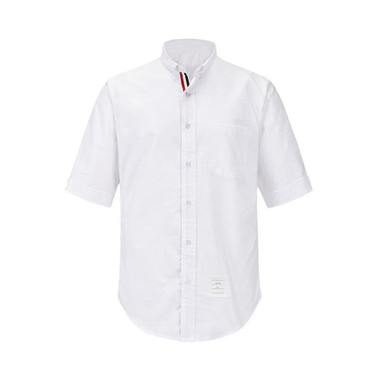 White grey and gold stripe shirt（复制） THOM TREND