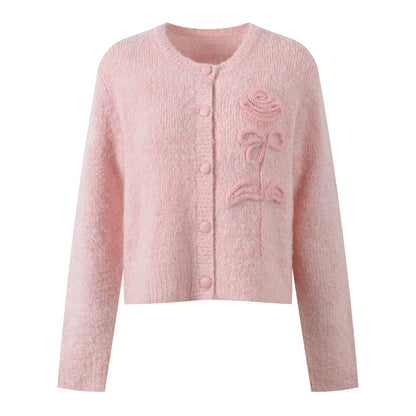 2025SS Rose Cardigan Jacket THOM TREND